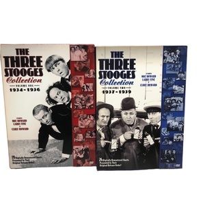 The Three Stooges Volume 1 & 2 DVD Collections 1934-1939